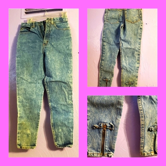 DUNGAREE Denim - VINTAGE DUNGAREE ankle zip size 3